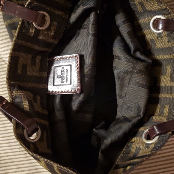 Vintage Fendi Mini Zucca Tote, Brown - Picture 8 of 12